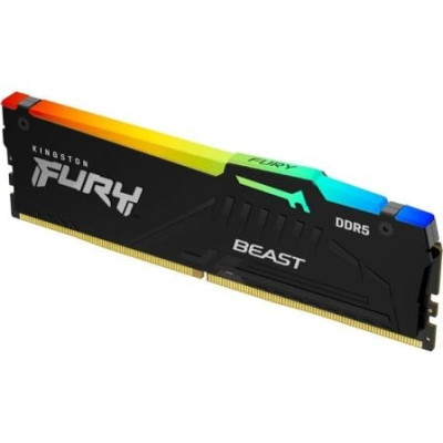 Memoria RAM Kingston FURY Beast RGB 16GB/ DDR5/ 6000MHz/ 1.4V/ CL30/ DIMM | Memoria RAM