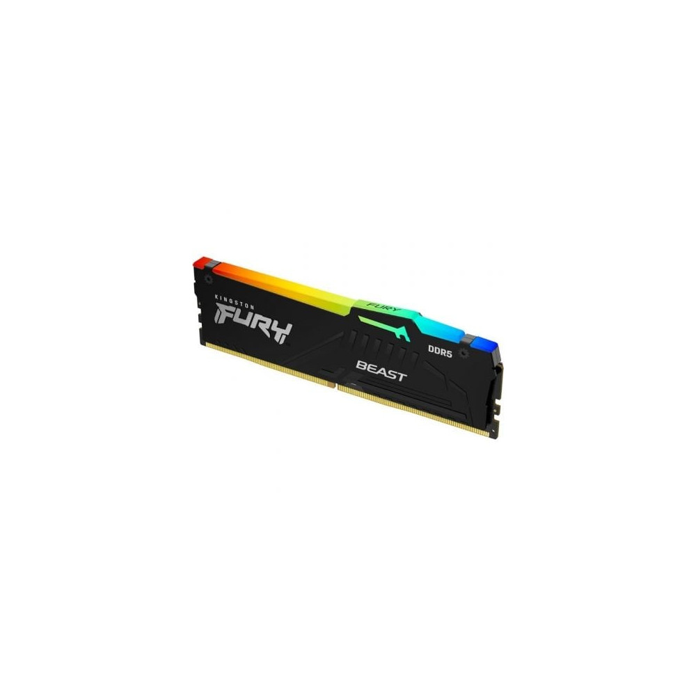 Memoria RAM Kingston FURY Beast RGB 16GB/ DDR5/ 6000MHz/ 1.4V/ CL30/ DIMM | Memoria RAM