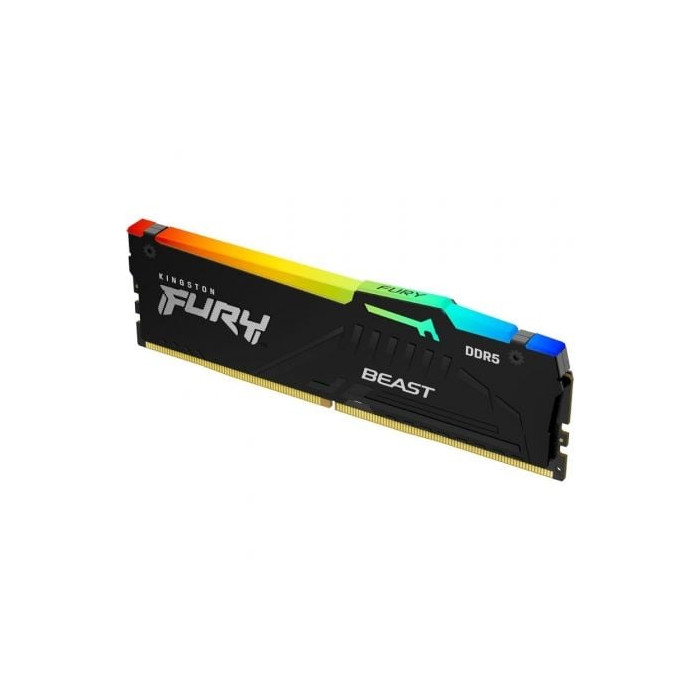 Memoria RAM Kingston FURY Beast RGB 16GB/ DDR5/ 6000MHz/ 1.4V/ CL30/ DIMM | Memoria RAM