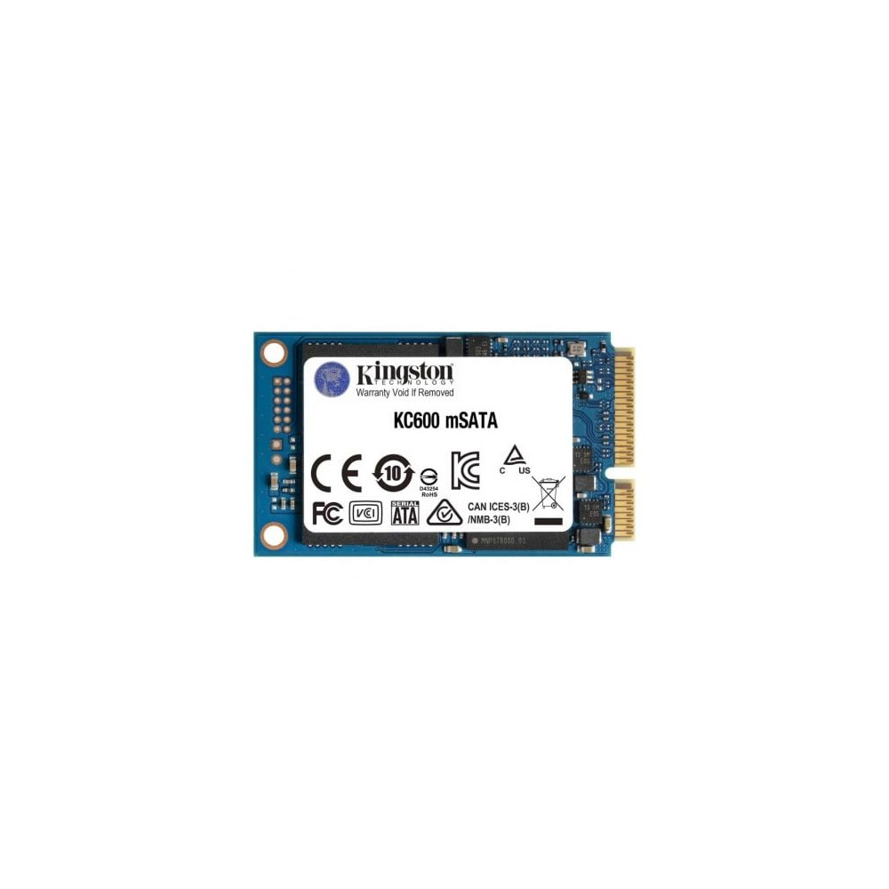 Disco SSD Kingston KC600 1TB/ mSATA/ Full Capacity | SSD