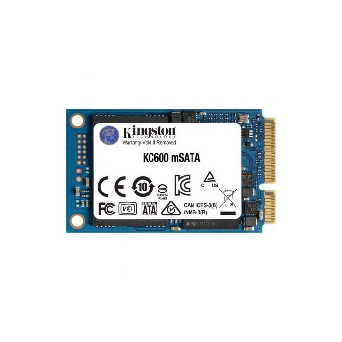 Disco SSD Kingston KC600 1TB/ mSATA/ Full Capacity | SSD