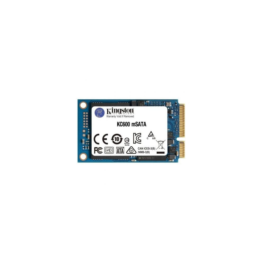 Disco SSD Kingston KC600 256GB/ mSATA/ Full Capacity | SSD
