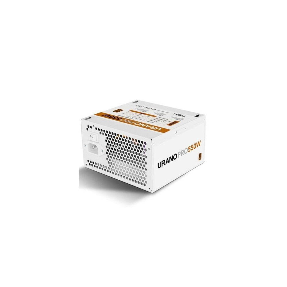 Fuente de Alimentación Nox Hummer Urano Pro White/ 550W/ Ventilador 12cm/ 80 Plus Bronze | Fuentes