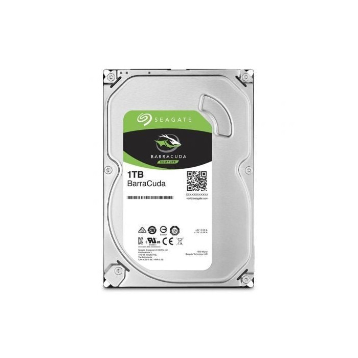 Disco Duro Seagate BarraCuda 1TB/ 3.5'/ SATA III/ 256MB | HDD