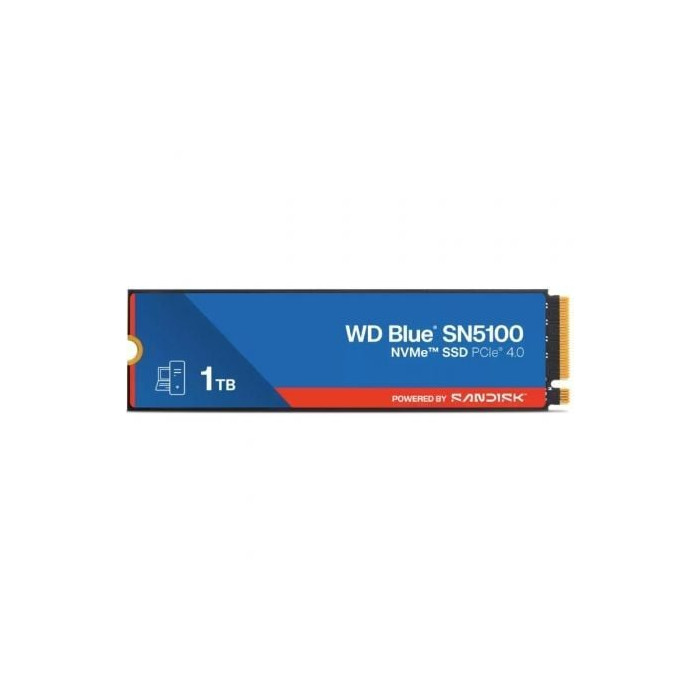 Disco SSD SanDisk WD Blue SN5100 1TB/ M.2 2280 PCIe Gen4/ Full Capacity | SSD