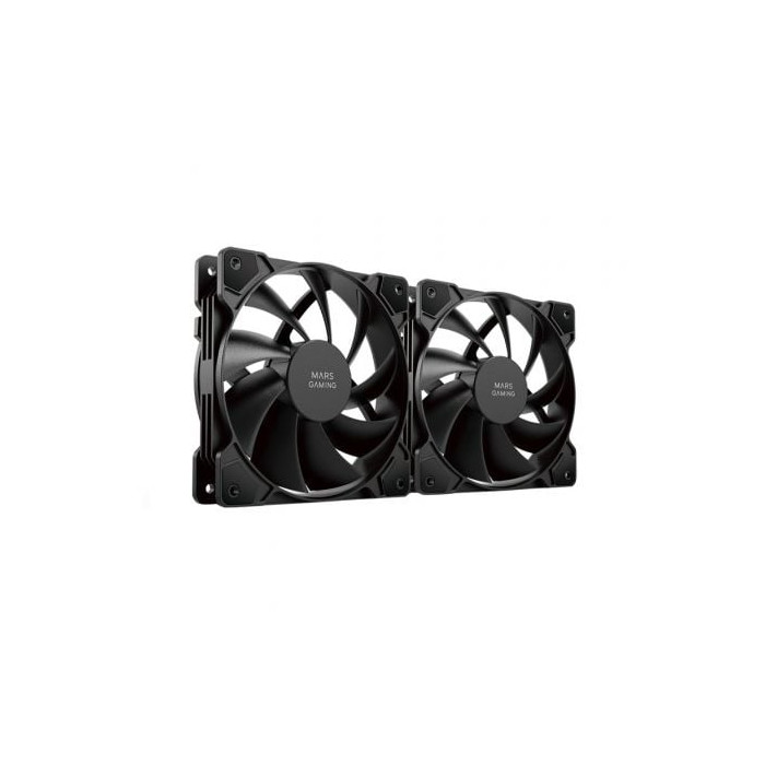 Pack 2 Ventiladores Mars Gaming MF-PWMX2/ 12cm | Refrigeradores