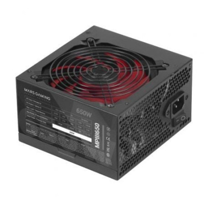 Fuente de Alimentación Mars Gaming MPIII650/ 650W/ Ventilador 12cm | Fuentes