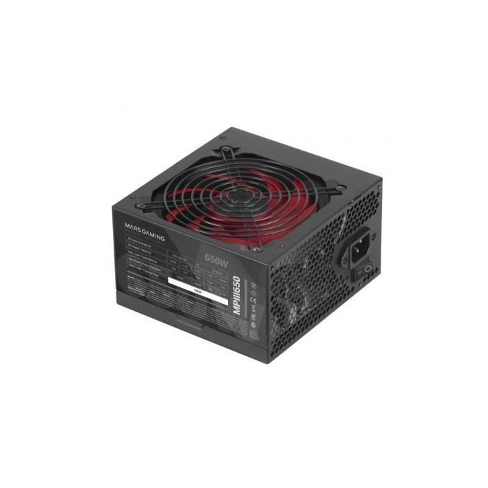 Fuente de Alimentación Mars Gaming MPIII650/ 650W/ Ventilador 12cm | Fuentes