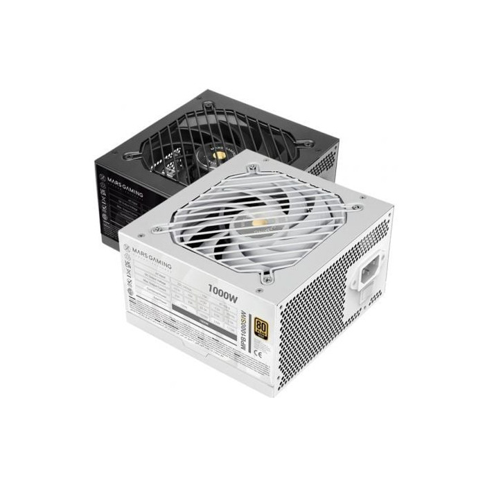 Fuente de Alimentación Mars Gaming MPB1000SI/ 1000W/ Ventilador 12cm/ 80 Plus Gold | Fuentes