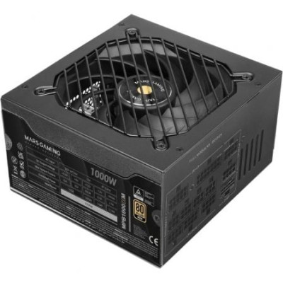 Fuente de Alimentación Mars Gaming MPB1000SIM/ 1000W/ Ventilador 14cm/ ATX 3.1/ PCIe 5.1/ 80 Plus Gold | Fuentes