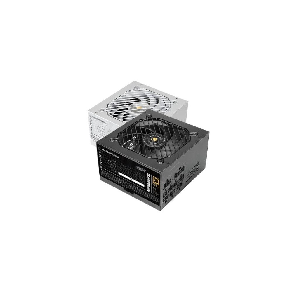 Fuente de Alimentación Mars Gaming MPB650PSI/ 650W/ Ventilador 12cm/ 80 Plus Gold | Fuentes