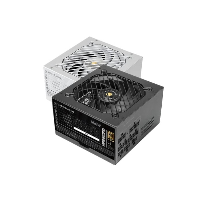 Fuente de Alimentación Mars Gaming MPB650PSI/ 650W/ Ventilador 12cm/ 80 Plus Gold | Fuentes
