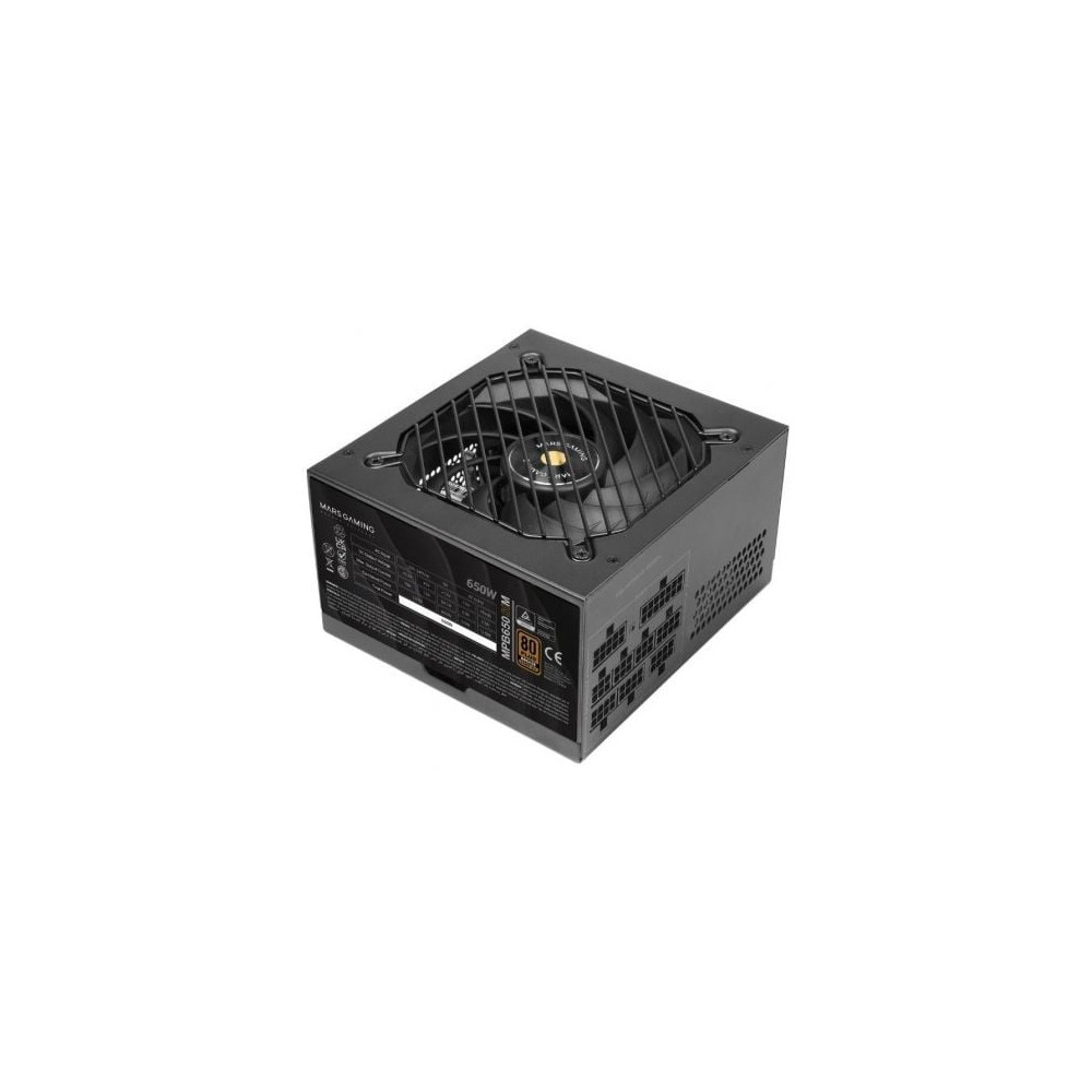 Fuente de Alimentación Mars Gaming MPB650SIM/ 650W/ Ventilador 12cm/ 80 Plus Bronze | Fuentes