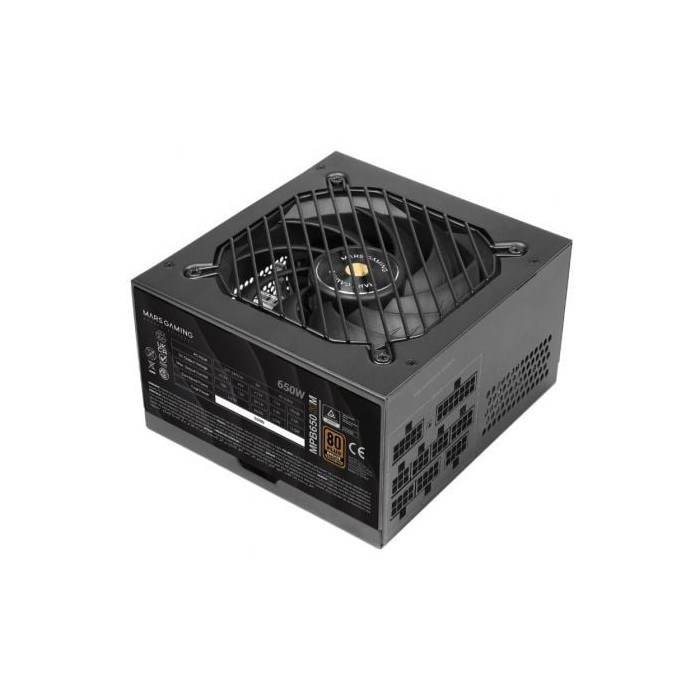 Fuente de Alimentación Mars Gaming MPB650SIM/ 650W/ Ventilador 12cm/ 80 Plus Bronze | Fuentes