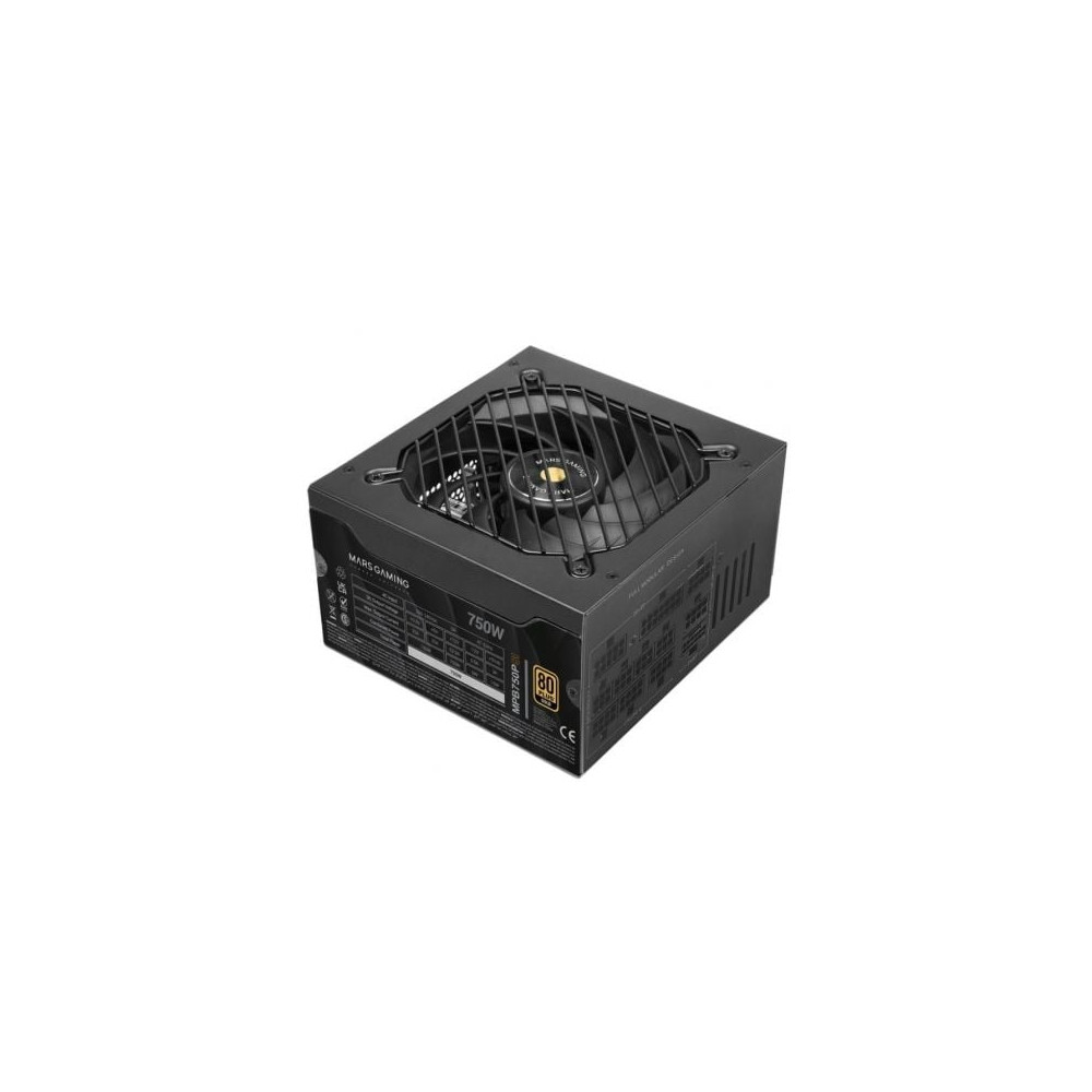 Fuente de Alimentación Mars Gaming MPB750PSI/ 750W/ Ventilador 14cm/ ATX 3.1/ PCIe 5.1/ 80 Plus Gold | Fuentes