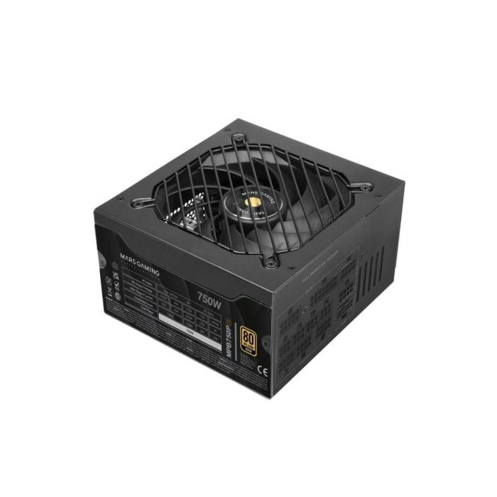 Fuente de Alimentación Mars Gaming MPB750PSI/ 750W/ Ventilador 14cm/ ATX 3.1/ PCIe 5.1/ 80 Plus Gold | Fuentes
