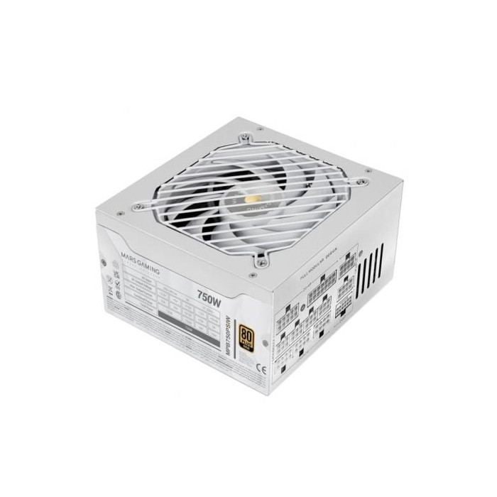 Fuente de Alimentación Mars Gaming MPB750PSI/ 750W/ Ventilador 14cm/ ATX 3.1/ PCIe 5.1/ 80 Plus Gold | Fuentes