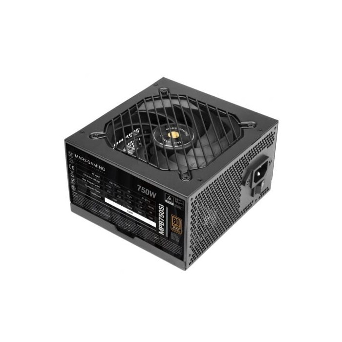 Fuente de Alimentación Mars Gaming MPB750SI/ 750W/ Ventilador 12cm/ 80 Plus Bronze | Fuentes