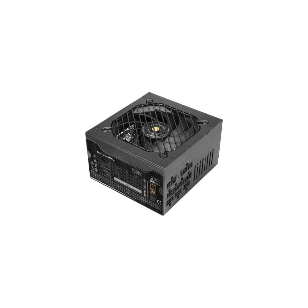 Fuente de Alimentación Mars Gaming MPB750SIM/ 750W/ Ventilador 14cm/ 80 Plus Bronze | Fuentes