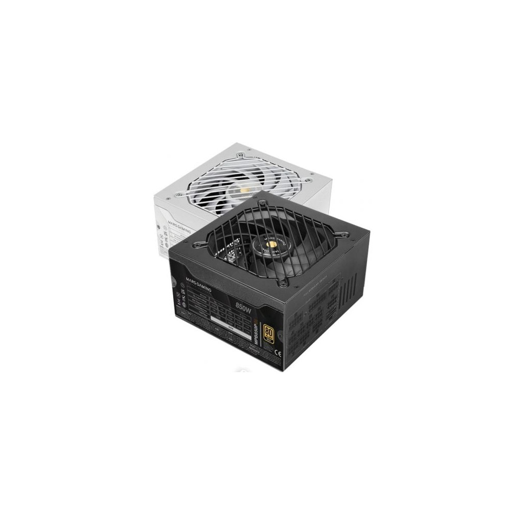 Fuente de Alimentación Mars Gaming MPB850PSI/ 850W/ Ventilador 14cm/ ATX 3.1/ PCIe 5.1/ 80 Plus Gold | Fuentes