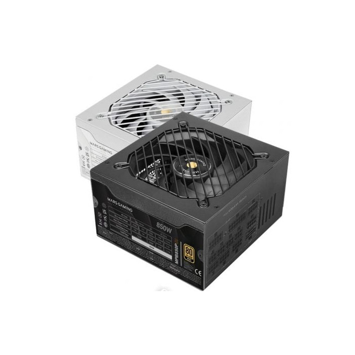 Fuente de Alimentación Mars Gaming MPB850PSI/ 850W/ Ventilador 14cm/ ATX 3.1/ PCIe 5.1/ 80 Plus Gold | Fuentes