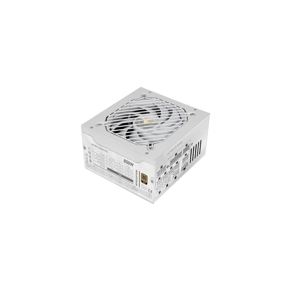 Fuente de Alimentación Mars Gaming MPB850PSI/ 850W/ Ventilador 14cm/ ATX 3.1/ PCIe 5.1/ 80 Plus Gold | Fuentes