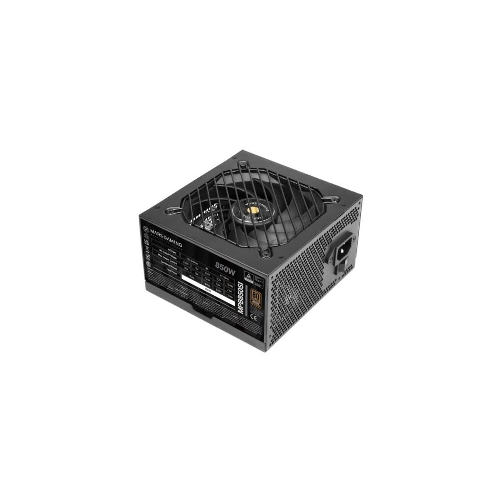 Fuente de Alimentación Mars Gaming MPB850SI/ 850W/ Ventilador 12cm/ 80 Plus Bronze | Fuentes
