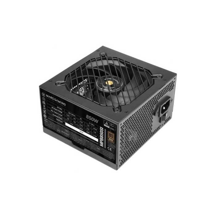 Fuente de Alimentación Mars Gaming MPB850SI/ 850W/ Ventilador 12cm/ 80 Plus Bronze | Fuentes