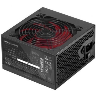 Fuente de Alimentación Mars Gaming MPIII550P/ 550W/ Ventilador 12cm | Fuentes
