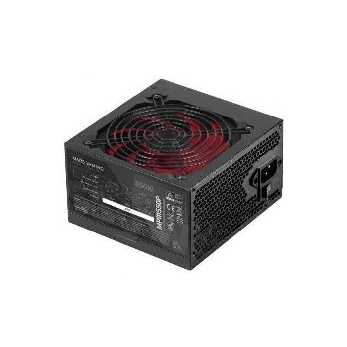 Fuente de Alimentación Mars Gaming MPIII550P/ 550W/ Ventilador 12cm | Fuentes