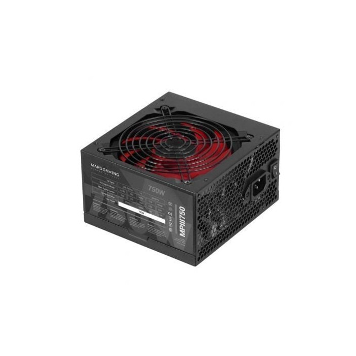 Fuente de Alimentación Mars Gaming MPIII750/ 750W/ Ventilador 12cm | Fuentes