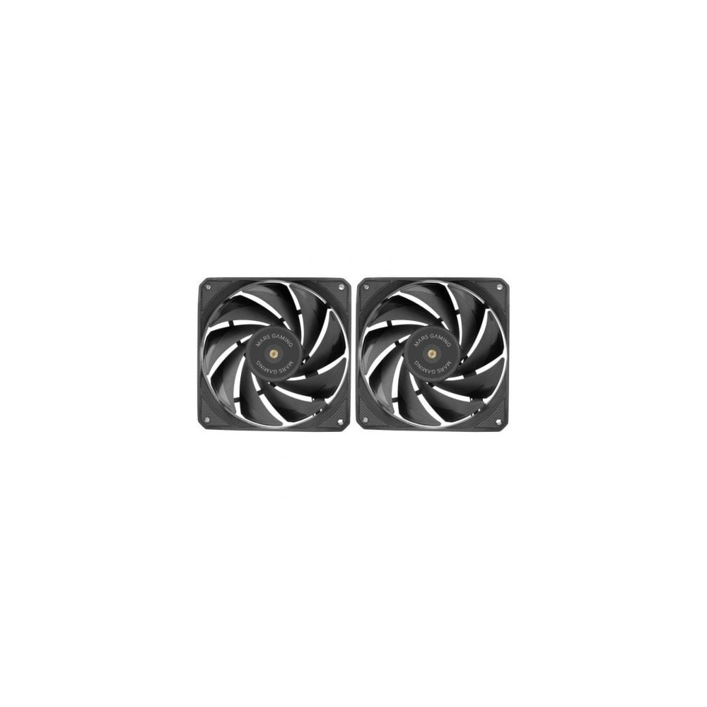 Pack 2 Ventiladores Mars Gaming MF-NCLX2/ 12cm | Refrigeradores