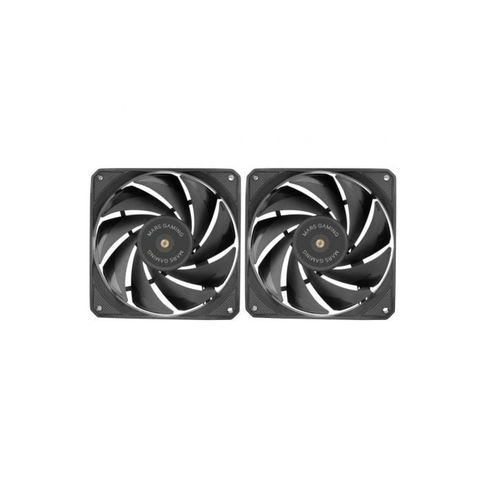Pack 2 Ventiladores Mars Gaming MF-NCLX2/ 12cm | Refrigeradores