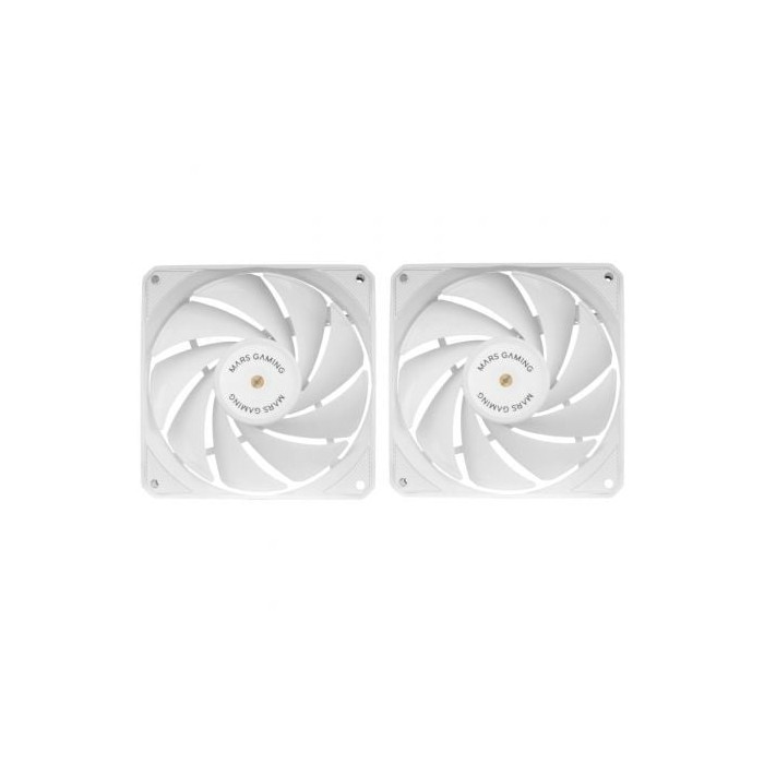 Pack 2 Ventiladores Mars Gaming MF-NCLX2/ 12cm | Refrigeradores