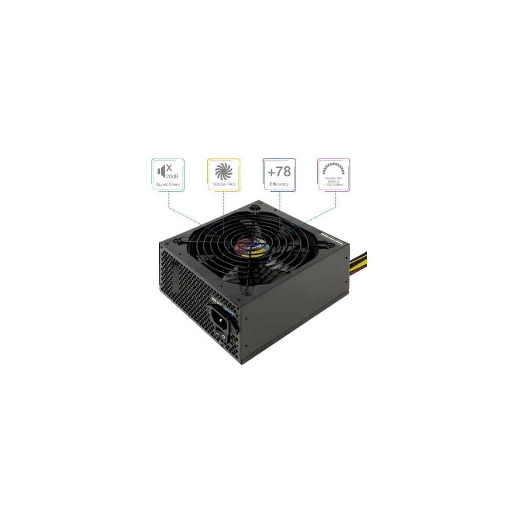 Fuente de Alimentación TooQ TQAPOLO-650SP/ 650W/ Ventilador 14cm | Fuentes