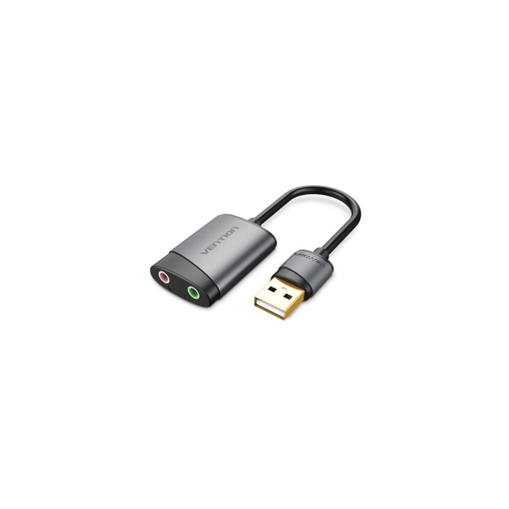 Tarjeta de Sonido Vention CDKHB/ USB Macho - 2xJack 3.5 Hembra | Tarjetas de Sonido