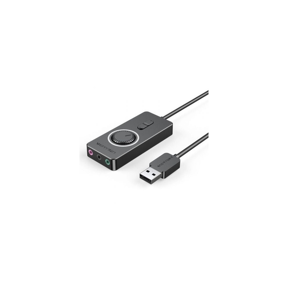Tarjeta de Sonido Vention CDRBB/ USB Macho - 3x Jack 3.5 Hembra | Tarjetas de Sonido