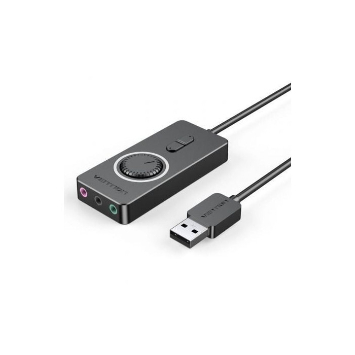 Tarjeta de Sonido Vention CDRBB/ USB Macho - 3x Jack 3.5 Hembra | Tarjetas de Sonido