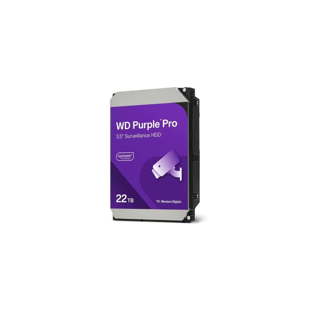 Disco Duro Western Digital WD Purple Pro Surveillance 22TB/ 3.5'/ SATA III/ 512MB | HDD