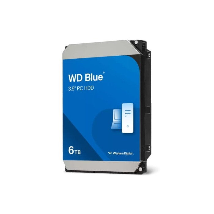 Disco Duro Western Digital WD Blue PC Desktop 6TB/ 3.5'/ SATA III/ 256MB | HDD