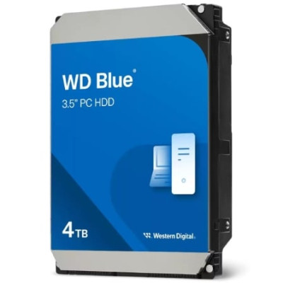 Disco Duro Western Digital WD Blue PC Desktop 4TB/ 3.5'/ SATA III/ 128MB | HDD