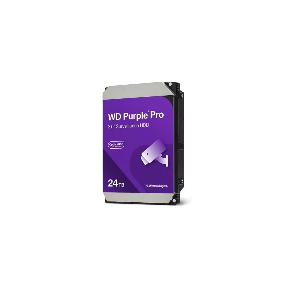 Disco Duro Western Digital WD Purple Pro Surveillance 24TB/ 3.5'/ SATA III/ 512MB | HDD