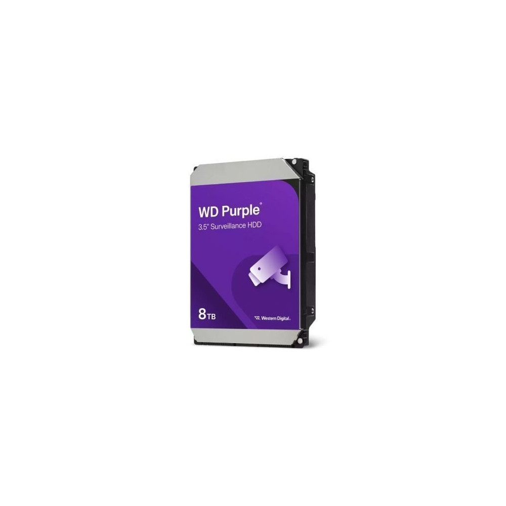 Disco Duro Western Digital WD Purple Surveillance 8TB/ 3.5'/ SATA III/ 256MB | HDD