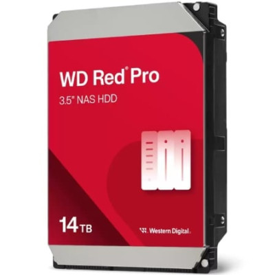 Disco Duro Western Digital WD Red Pro NAS 14TB/ 3.5'/ SATA III/ 512MB | HDD
