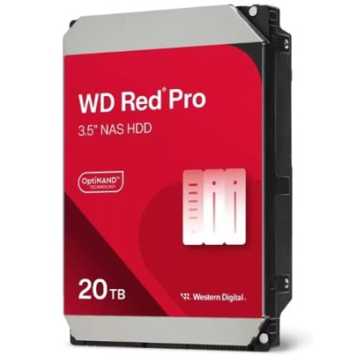 Disco Duro Western Digital WD Red Pro NAS 20TB/ 3.5'/ SATA III/ 512MB | HDD