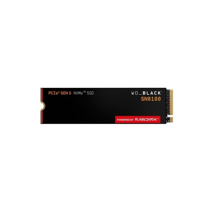 Disco SSD SanDisk WD Black SN8100 1TB/ M.2 2280 PCIe Gen5/ Full Capacity | SSD