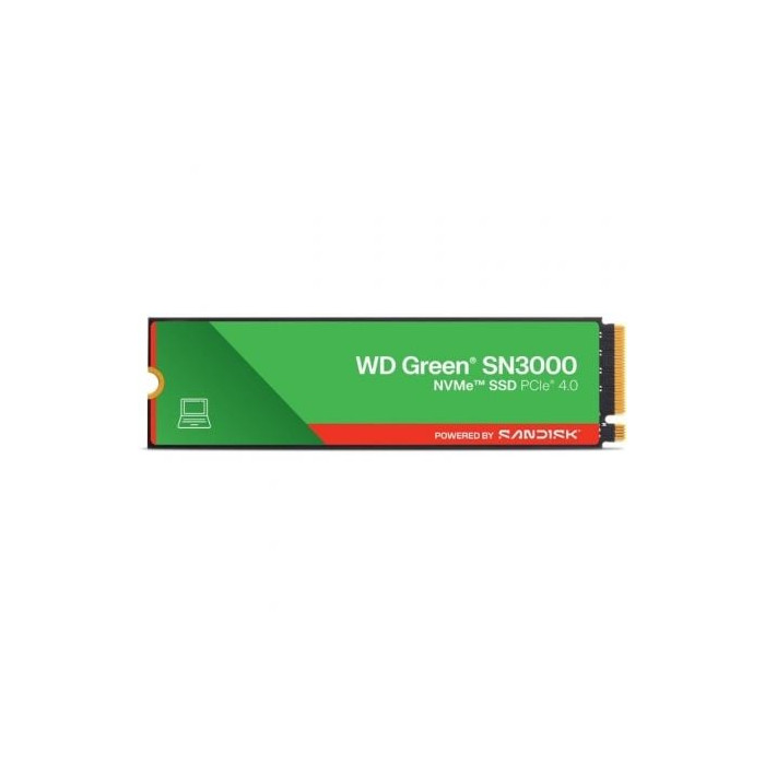 Disco SSD SanDisk WD Green SN3000 500GB/ M.2 2280 PCIe Gen4 | SSD