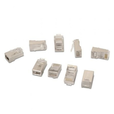 Conector RJ45 Aisens A138-0293/ Cat.5e/ 10 uds | RJ45/RJ11