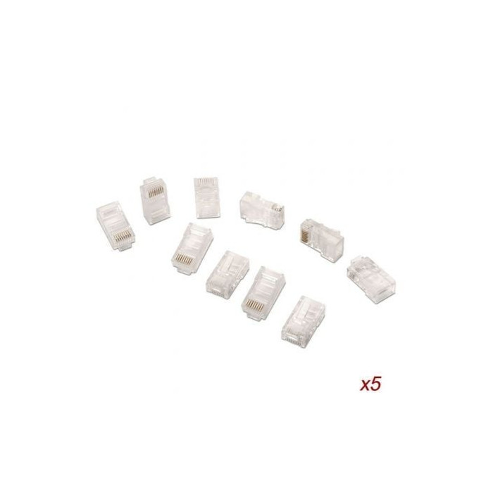 Conector RJ45 Aisens A138-0291/ Cat.5e/ 50 uds | RJ45/RJ11