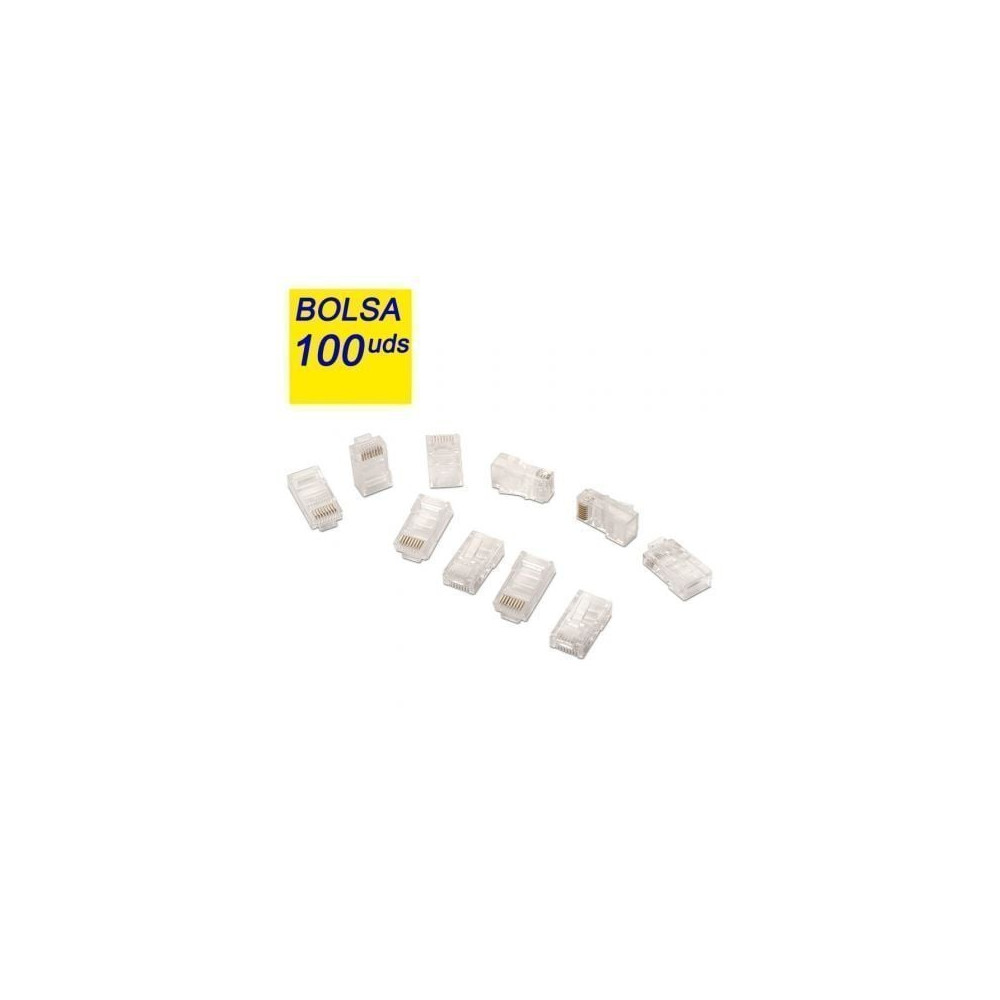 Conectores RJ45 Aisens A138-0292/ Cat.5e/ 100 uds | RJ45/RJ11
